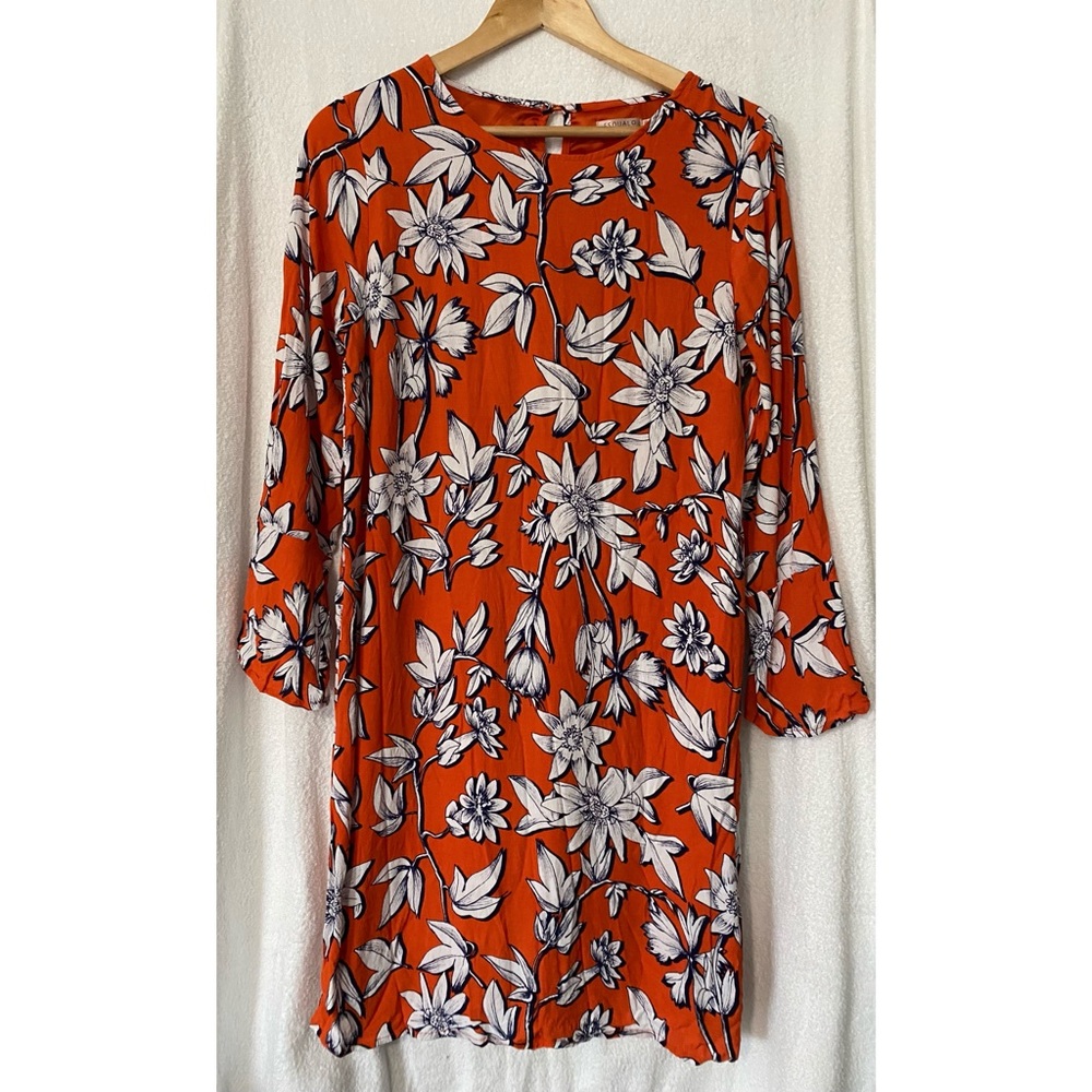Esqualo Long Sleeve Shift Dress